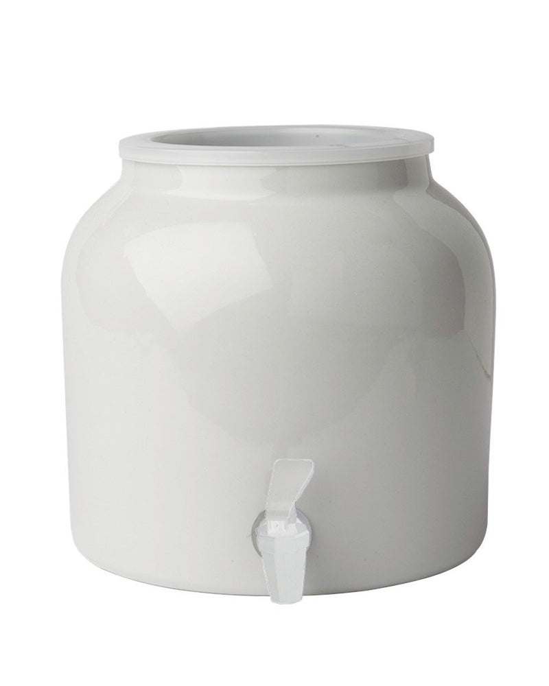 New Wave Enviro Porcelain Water Dispenser, Classic White - Image 1